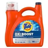 Tide Ultra Oxi Boost Liquid Laundry Detergent...