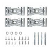 Powertec 71427 Kerf Mount Corner Brackets 4pk