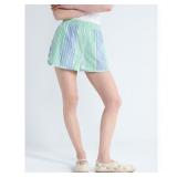 Free Assembly Ruffle Trim Cotton Poplin Shorts 4X