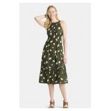 Womens Plus Size XXXL Sleeveless Midi Dress