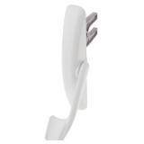 PRIME-LINE Truth Maxim Locking Handle White 1Pk