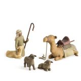Willow Tree Shepherd and Stable Animals Set