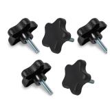 Powertec Star Knobs 516-18 1 Stud 5pk QNB3007