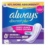 Always Discreet Incontinence Pads For Women