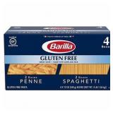 Barilla Gluten Free Penne And Spaghetti 4pk 12oz