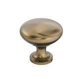 Amerock Edona Cabinet Knob Burnished Brass 1-14