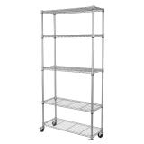 Seville Classics 5-Tier Steel Wire Shelving 36x14
