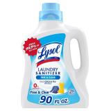 Lysol Laundry Sanitizer Free Clear 90 Fl Oz
