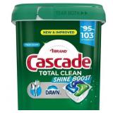 Cascade Total Clean Dishwasher Detergent 103ct