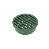 Nds 13 Plastic Round Grate 4-Inch Green