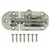 Gatehouse 3-58 in. Stainless Steel Barrel Bolt