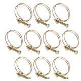 Harfington Double Wire Hose Clamp 42-46mm 10ct
