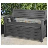 Keter Hudson Plastic Storage Bench