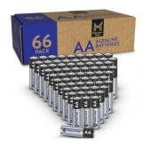 AA Alkaline Batteries 66ct