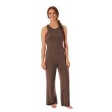 LG Womens Ribbed Tank And Pant Pajama Set