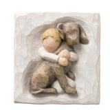Willow Tree Tree Hug Plaque 5W Bas-Relief