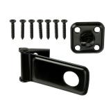Everbilt 3-12 in. Black Rotating Post Safety Hasp