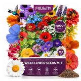 Fruivity Wildflower Seeds 21 Variety Mix 1.06oz