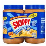 Skippy Chunky Peanut Butter 96 oz 2pk