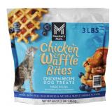Chicken Waffle Bites Dog Treats 48 Ounce