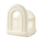 Cream Indoor Double Arch Bounce House