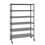 -Tier NSF Heavy Duty Wire Shelving 48x18x72 In