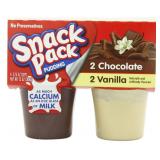Snack Pack Pudding Variety Chocolate Vanilla...