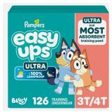 Pampers Easy Ups Training Pants Size 3T4T 126ct