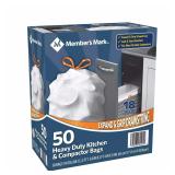 Heavy Duty Kitchen Compactor Bags 18 Gallon 50ct
