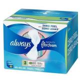 Always Infinity FlexFoam Pads Size 2 80ct