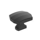 Amerock Bellamy 1-12 Matte Black Cabinet Knob