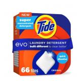 Tide Evo Laundry Detergent Tiles 66ct