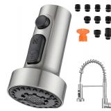 Gcgweqs 3-Function Kitchen Faucet Spray Head