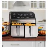 Gourmia 10-Quart Dual Basket Digital Air Fryer
