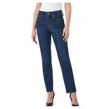 Seven7 Tummyless Slim Straight Jean Size 6