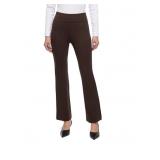 Dkny Pull-On Flare Leg Pants Brown Size S