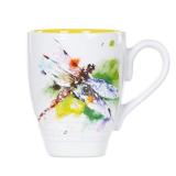 Demdaco Dean Crouser Dragonfly Stoneware Mug 16 oz