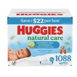 Huggies Natural Care Baby Wipes 1088ct 17pk