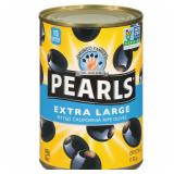 Pearls Extra Black Pitted Olives 6 oz