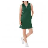 Womens Pique Sandwash Dress Size S