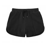 Womens Sandwash Dolphin Hem Shorts Size L