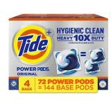 Tide Hygienic Clean Heavy 10X Power Pods 72ct