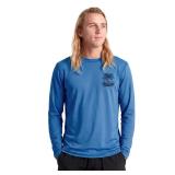 Reel Life Jax Long Sleeve Shirt Blue Jewel Medium