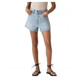 Levis High-Waisted Denim Mom Shorts Size 16