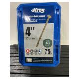 Kreg SML-C4X400-75 XL Pocket Hole Screws 75ct