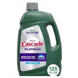 Cascade Platinum Dishwasher Detergent 125 oz