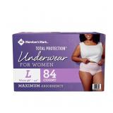 Total Protection Underwear For Women Large 84ct