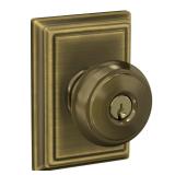 Schlage Andover Keyed Entry Door Knob Antique...