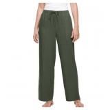 Gap Linen Blend Pull-On Pants Size XXL