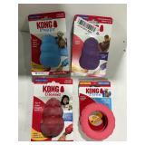 Mixed Lot Of Kong Dog Toys Classic And Tire